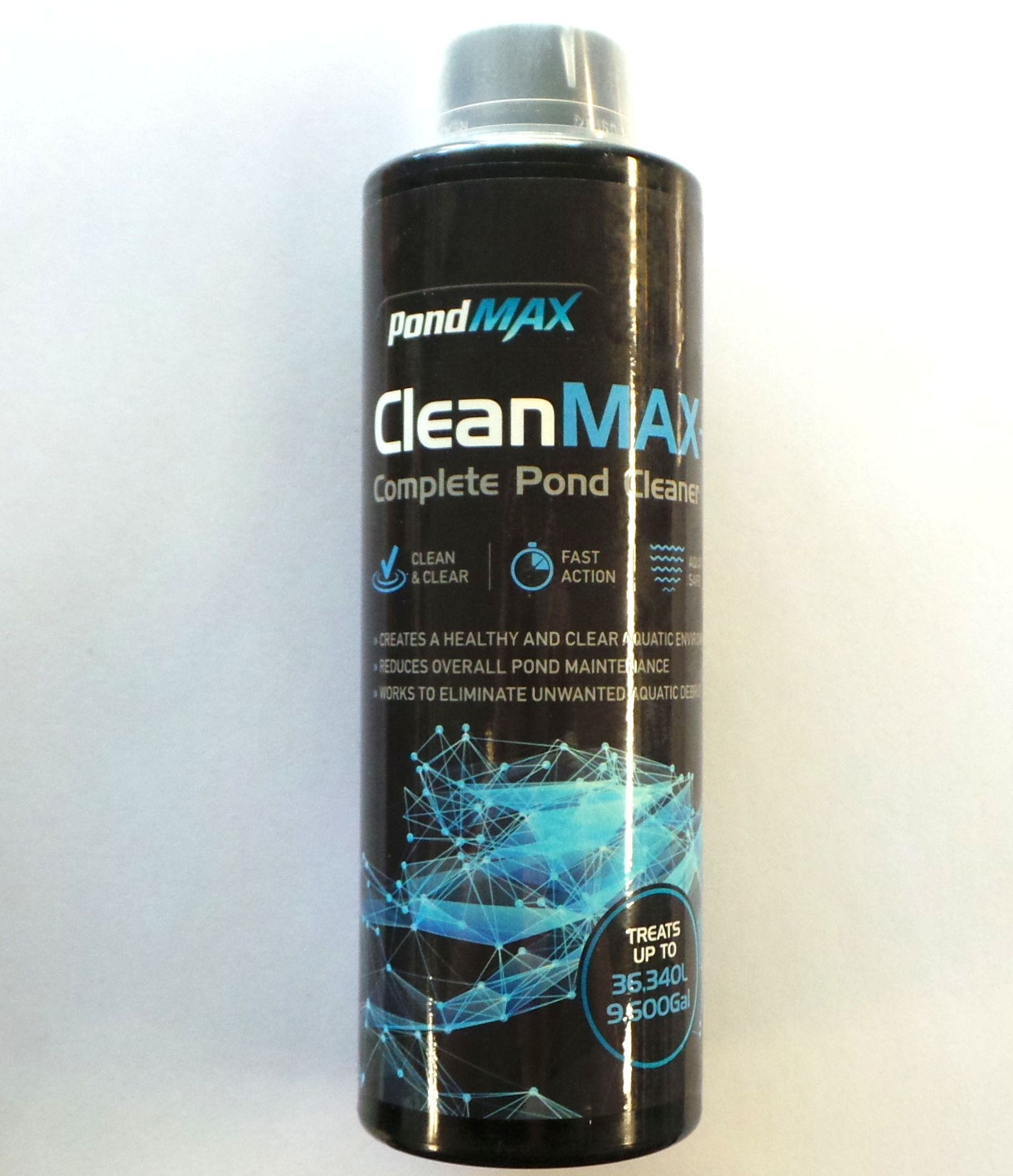 PondMAX CleanMAX Complete Pond Cleaner 470ml Woodvale Fish & Lily