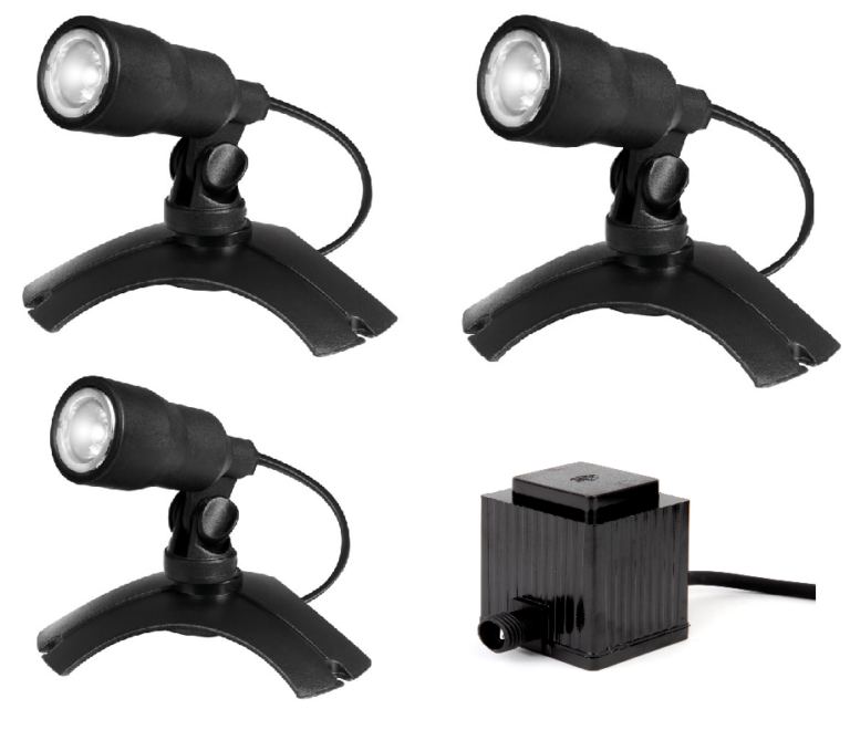 Pondmax Warm White LED Pond/Garden Lights Woodvale Fish & Lily Farm Perth