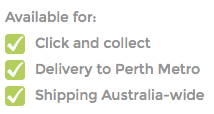 Online Ordering and Australia Wide Shipping