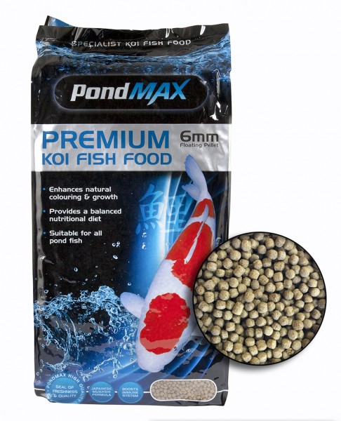 Pondmax Premium Fish Food 1kg &amp; 5kg - Woodvale Fish &amp; Lily ...